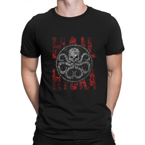 Hail Hydra. Men Tshirt Agents of S.H.I.E.L.D O Neck Tops Fabric T Shirt Funny Gift Idea Hail Hydra. Men Tshirt Agents of S.H.I.E.L.D O Neck Tops Fabric T Shirt Funny Gift Idea