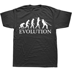 Jazz Trombone Player Evolution of Man T Shirts Graphic Streetwear Short Sleeve Birthday Gifts Style T-Shirt Mens Clothing
