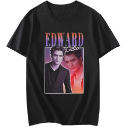 Robert Pattinson Edward Cullen Manga Vintage Black Tshirt Men Tshirts Retro T Shirts Cotton T Shirt Man Tees Tops Robert Pattinson Edward Cullen Manga Vintage Black Tshirt Men Tshirts Retro T Shirts Cotton T Shirt Man Tees Tops
