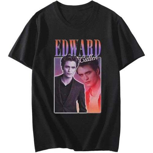 Robert Pattinson Edward Cullen Manga Vintage Black Tshirt Men Tshirts Retro T Shirts Cotton T Shirt Man Tees Tops Robert Pattinson Edward Cullen Manga Vintage Black Tshirt Men Tshirts Retro T Shirts Cotton T Shirt Man Tees Tops