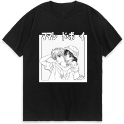 Men Tshirt Marmalade T Shirt T-Shirt Fashion 100% Cotton Hip Hop Cartoon Graphic Print T Shirt Short Sleeve Top