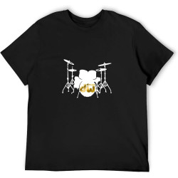 Men' T-Shirts Dw Drum Music Instrument Drum Set Black Men' T-Shirts Dw Drum Music Instrument Drum Set Black