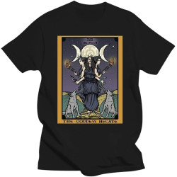 Triple Moon Goddess Hecate Witch Tarot Card Shirt Hekate Statue Witchcraft Gift Personality Tee Shirt Triple Moon Goddess Hecate Witch Tarot Card Shirt Hekate Statue Witchcraft Gift Personality Tee Shirt