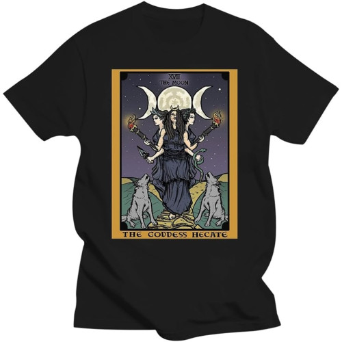 Triple Moon Goddess Hecate Witch Tarot Card Shirt Hekate Statue Witchcraft Gift Personality Tee Shirt Triple Moon Goddess Hecate Witch Tarot Card Shirt Hekate Statue Witchcraft Gift Personality Tee Shirt