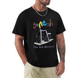 Genesis T-ShirtGenesis The Last Domino T-Shirt top Graphic t Shirts Short Sleeve tee Men Genesis T-ShirtGenesis The Last Domino T-Shirt top Graphic t Shirts Short Sleeve tee Men