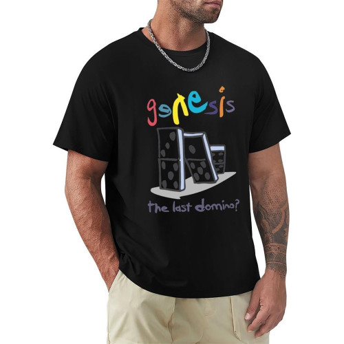 Genesis T-ShirtGenesis The Last Domino T-Shirt top Graphic t Shirts Short Sleeve tee Men Genesis T-ShirtGenesis The Last Domino T-Shirt top Graphic t Shirts Short Sleeve tee Men