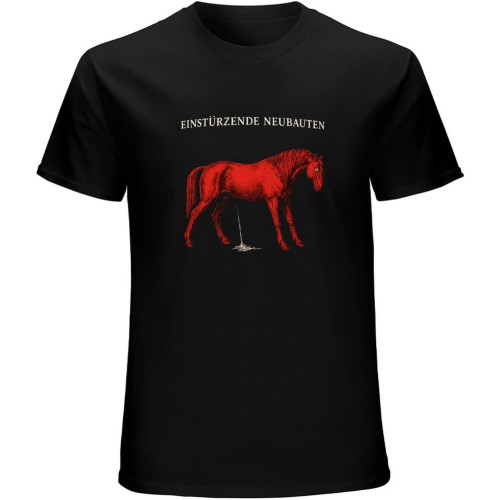 Einsturzende Neubauten T-Shirt Graphic Mens Basic Black Unisex Cotton Casual Tee Einsturzende Neubauten T-Shirt Graphic Mens Basic Black Unisex Cotton Casual Tee
