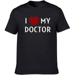 I Love My Doctor I Heart My Doctor Wife Friend Mom Dad T-Shirt Printed T Shirt for Men Cotton Tshirts Hip Hop Streetwear I Love My Doctor I Heart My Doctor Wife Friend Mom Dad T-Shirt Printed T Shirt for Men Cotton Tshirts Hip Hop Streetwear
