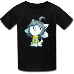 Undertale Cute Temmie for T-Shirt Graphic Unisex Tee Shirt Black Undertale Cute Temmie for T-Shirt Graphic Unisex Tee Shirt Black