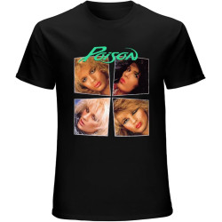 Poison Metal Rock Band Retro Men's T Shirt Black
