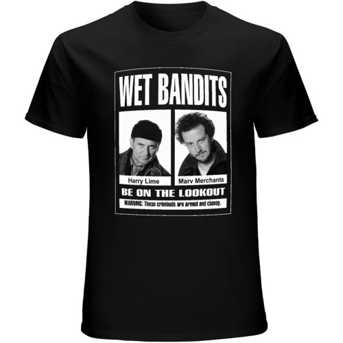Men's Home Alone Wet Bandits T-Shirt Black Men's Home Alone Wet Bandits T-Shirt Black