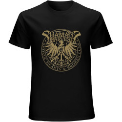Men's Shaman's Harvest Design Cotton T Shirt Black Men's Shaman's Harvest Design Cotton T Shirt Black