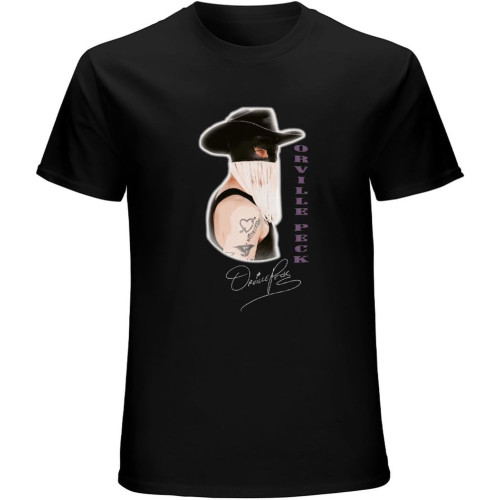 Orville PECK Graphic Mens T Shirt Black Orville PECK Graphic Mens T Shirt Black