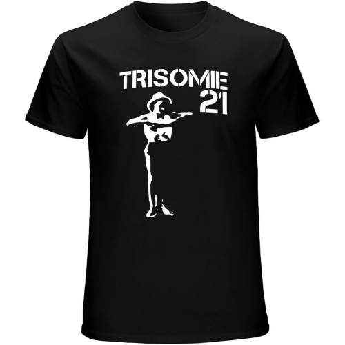 Men's Popular Trisomie 21 The Last Song Musical Group Band Music T-Shirt Black Men's Popular Trisomie 21 The Last Song Musical Group Band Music T-Shirt Black