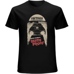 Men's Mod-4-Death-Proof-Stuntman-Mike-Car-Skull-Quentin-Tarantino-Retro-Vintage-Movie-Driving-School-Camiseta T Shirt Black Men's Mod-4-Death-Proof-Stuntman-Mike-Car-Skull-Quentin-Tarantino-Retro-Vintage-Movie-Driving-School-Camiseta T Shirt Black