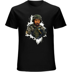 Men's Taras Shevchenko Ukrainian Soldier Patriotic Unisex T Shirt Black Men's Taras Shevchenko Ukrainian Soldier Patriotic Unisex T Shirt Black