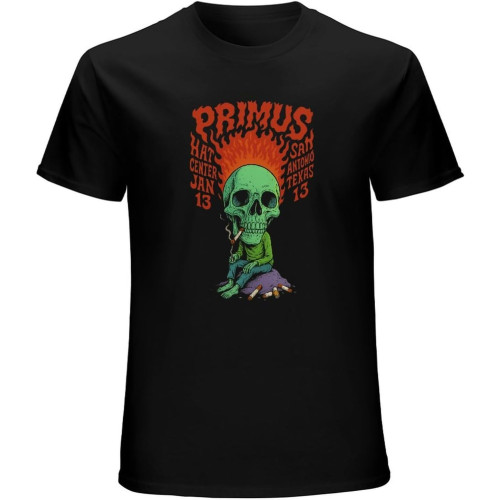 Primus T-Shirt Graphic Mens Basic Black Unisex Cotton Casual Tee