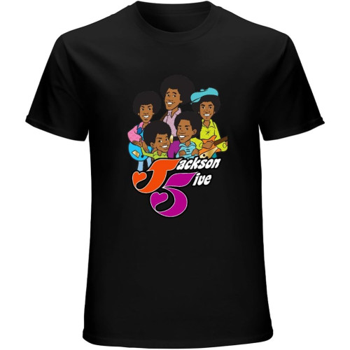 Men's Jackson Five J5 T Shirt Black Men's Jackson Five J5 T Shirt Black