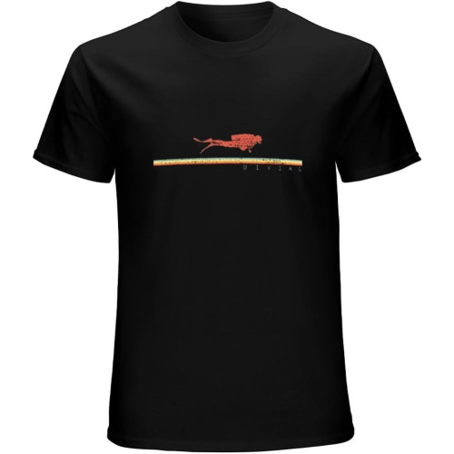 Men's VEMS Limited Dive Scuba Diver Gift Swim Diving Vintage T-Shirt Black