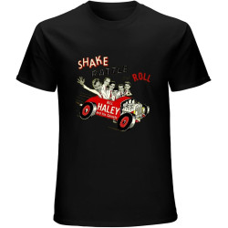 Men's Bill Haley & The Comets T Shirt Black Men's Bill Haley & The Comets T Shirt Black