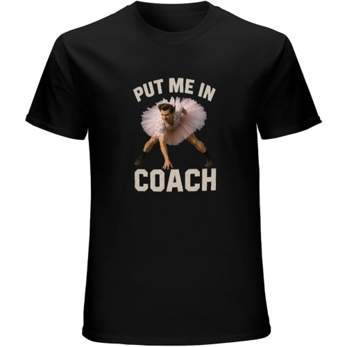 Ace Ventura Put Me in T-Shirt Graphic Mens Basic Black Unisex Cotton Casual Tee
