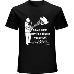 Men's Charlie Parker Inspired T-Shirt Bird Miles Davis Be-Bop Jazz Black Men's Charlie Parker Inspired T-Shirt Bird Miles Davis Be-Bop Jazz Black