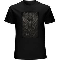 Behemoth Pheonix Rising T-Shirt Graphic Mens Basic Black Unisex Cotton Casual Tee Behemoth Pheonix Rising T-Shirt Graphic Mens Basic Black Unisex Cotton Casual Tee