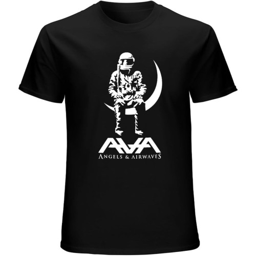 Men's Angel and Airwaves Moon T Shirt Black Men's Angel and Airwaves Moon T Shirt Black