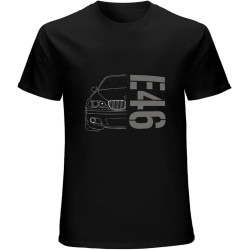 Men's T-Shirt E46 E 46 Classic Drift Series 3 Car Summer Style Brand Casual O-Neck Male Tops & Tees Printing on T Shirts Black