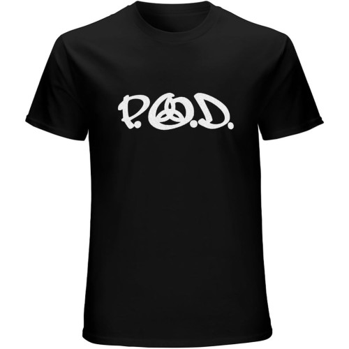 P.O.D. Payable On Death Men T-Shirt Short Sleeve POD Reflective t Shirts Mens Black P.O.D. Payable On Death Men T-Shirt Short Sleeve POD Reflective t Shirts Mens Black