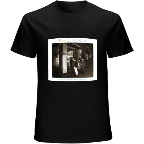 Men's The Blue NILE T Shirt a Walk Across The Rooftops Black