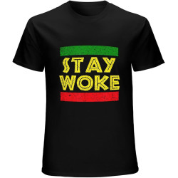 Men's Stay Woke T-Shirt Black