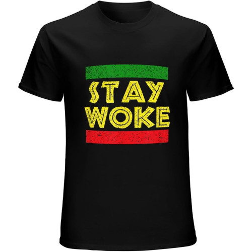 Men's Stay Woke T-Shirt Black Men's Stay Woke T-Shirt Black
