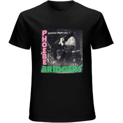 New Phoebe bridgers T-Shirt Custom t Shirts Design Your own Graphic t Shirt Mens Vintage t Shirts Black
