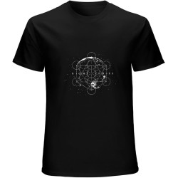 Night Verses Moon T-Shirt Unisex Men Tees Black Night Verses Moon T-Shirt Unisex Men Tees Black