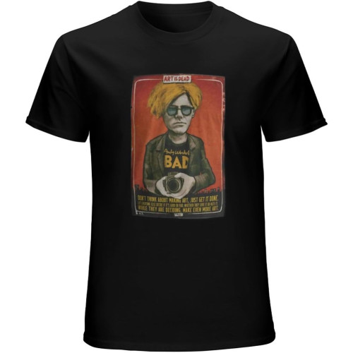 Andy-Warhol-1-T-Shirt-tops-mens-t-shirts-pack-Men-s-cotton-t-shirt Black Andy-Warhol-1-T-Shirt-tops-mens-t-shirts-pack-Men-s-cotton-t-shirt Black