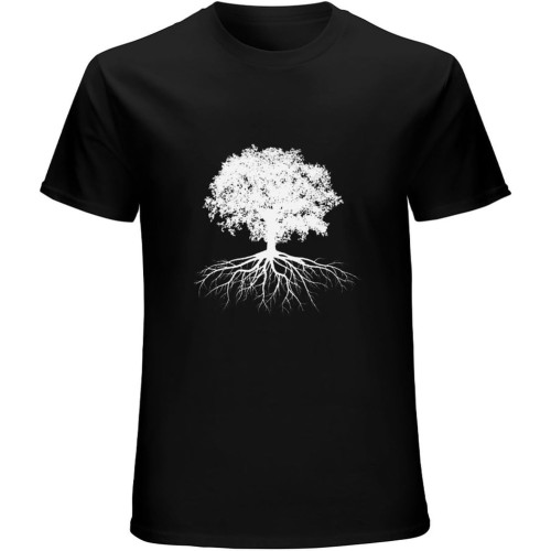 Men's Tree of Life T-Shirt Red Black Men's Tree of Life T-Shirt Red Black