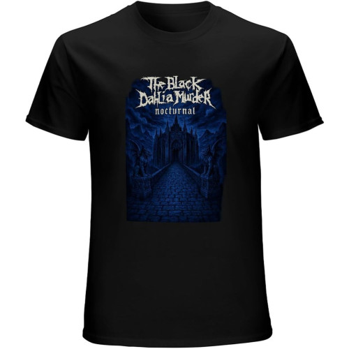The Black Dahlia Murder Nocturnal T-Shirt Graphic Mens Basic Black Unisex Cotton Casual Tee The Black Dahlia Murder Nocturnal T-Shirt Graphic Mens Basic Black Unisex Cotton Casual Tee