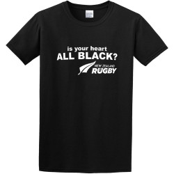 New Zealand All Black Rugby Unisex 100% Cotton Short-Sleeve T-Shirts Black New Zealand All Black Rugby Unisex 100% Cotton Short-Sleeve T-Shirts Black