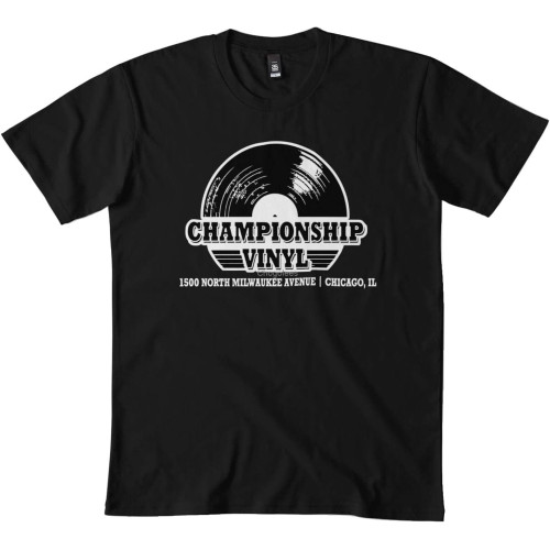 High Fidelity Championship Vinyl t Shirt DMN411 t-Shirts Black High Fidelity Championship Vinyl t Shirt DMN411 t-Shirts Black