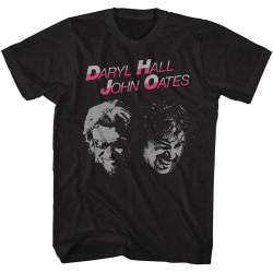 Hall and Oates Two Bros Smiling Music Shirt Black