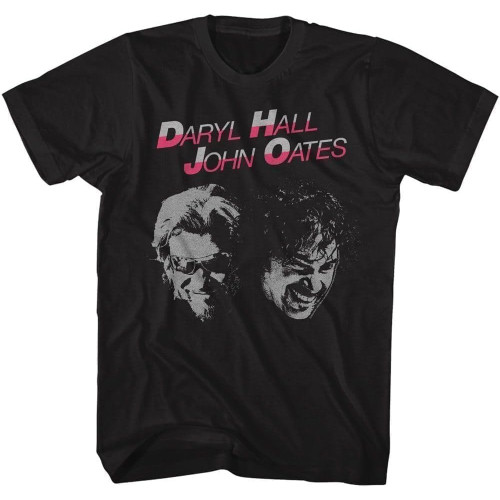 Hall and Oates Two Bros Smiling Music Shirt Black Hall and Oates Two Bros Smiling Music Shirt Black