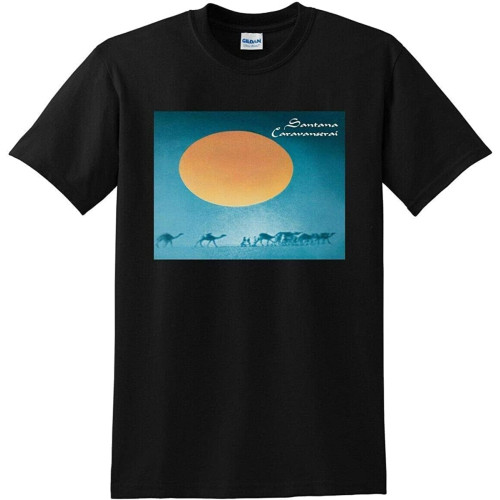 Santana T Shirt caravanserai Vinyl CD Cover Tee Small Medium Large or XL Mens Santana T Shirt caravanserai Vinyl CD Cover Tee Small Medium Large or XL Mens