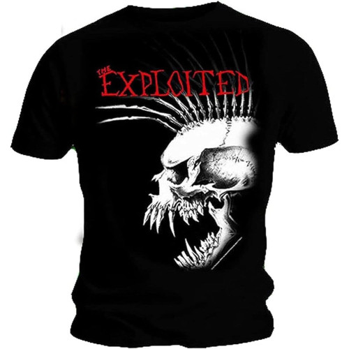 Exploited (The) - Bastard Skull T Shirt Black Exploited (The) - Bastard Skull T Shirt Black