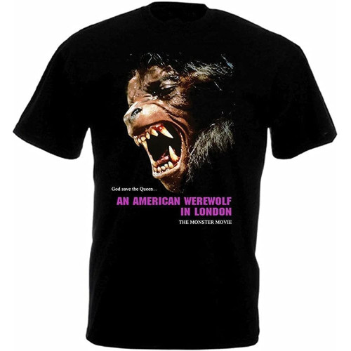 an American Werewolf in London v.3 T Shirt Black Black