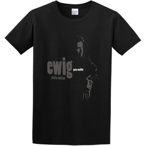 Men's Peter Maffay EWIG Cotton T Shirt 3XL Black Men's Peter Maffay EWIG Cotton T Shirt 3XL Black