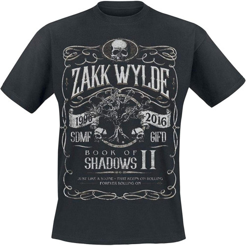 Summer Fashion Short Sleeve Tee Tops Book of Shadows Ii Zakk Wylde T-Shirt Mens Printed Tops Tees Summer Fashion Short Sleeve Tee Tops Book of Shadows Ii Zakk Wylde T-Shirt Mens Printed Tops Tees