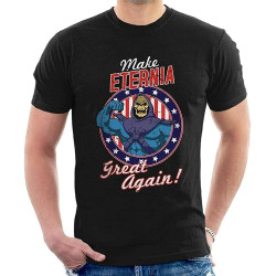 Make Eternia Great Again T-Shirt Graphic Top Printed Mens Tee Shirt Black Make Eternia Great Again T-Shirt Graphic Top Printed Mens Tee Shirt Black