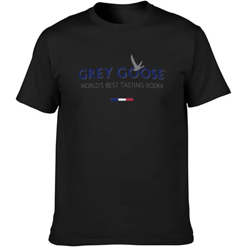 Grey Goose Vodka Men's T-Shirt Black Tee Grey Goose Vodka Men's T-Shirt Black Tee