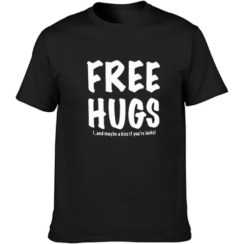Free Hugs Men's T-Shirt Black Tee Free Hugs Men's T-Shirt Black Tee